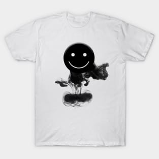 Black Smiley T-Shirt